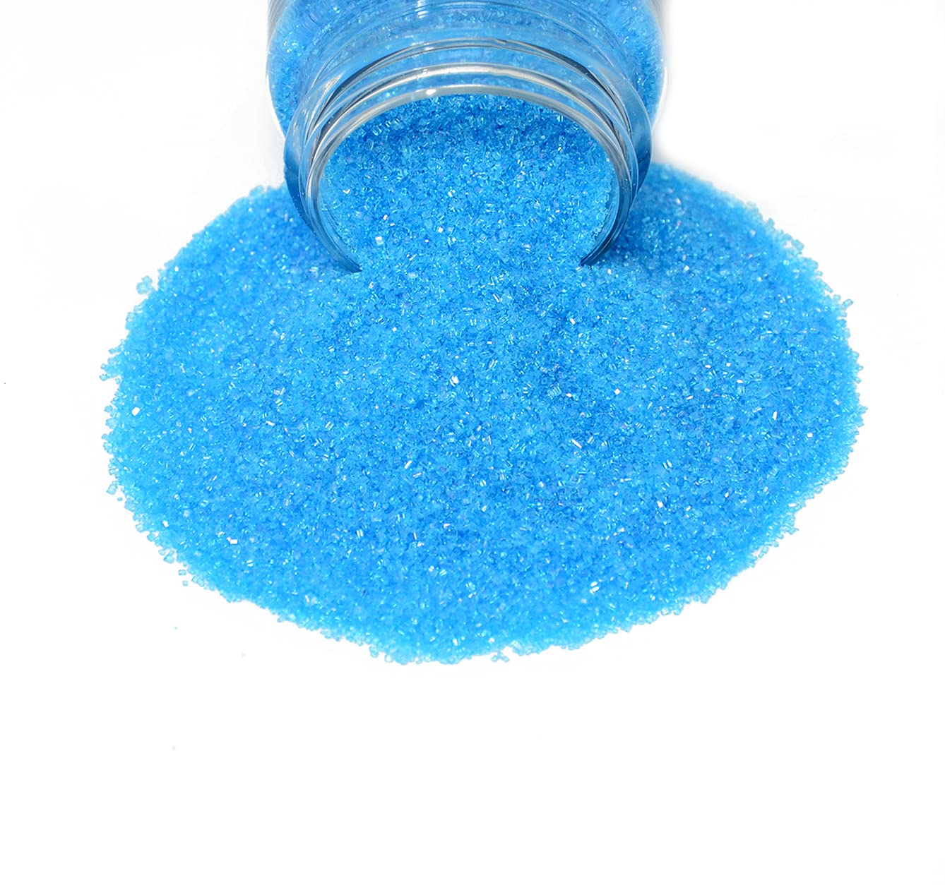 Mystic Sprinkles Sanding Sugar 4Oz Bottles (Topaz - Light Blue Sanding Sugar 4Oz)