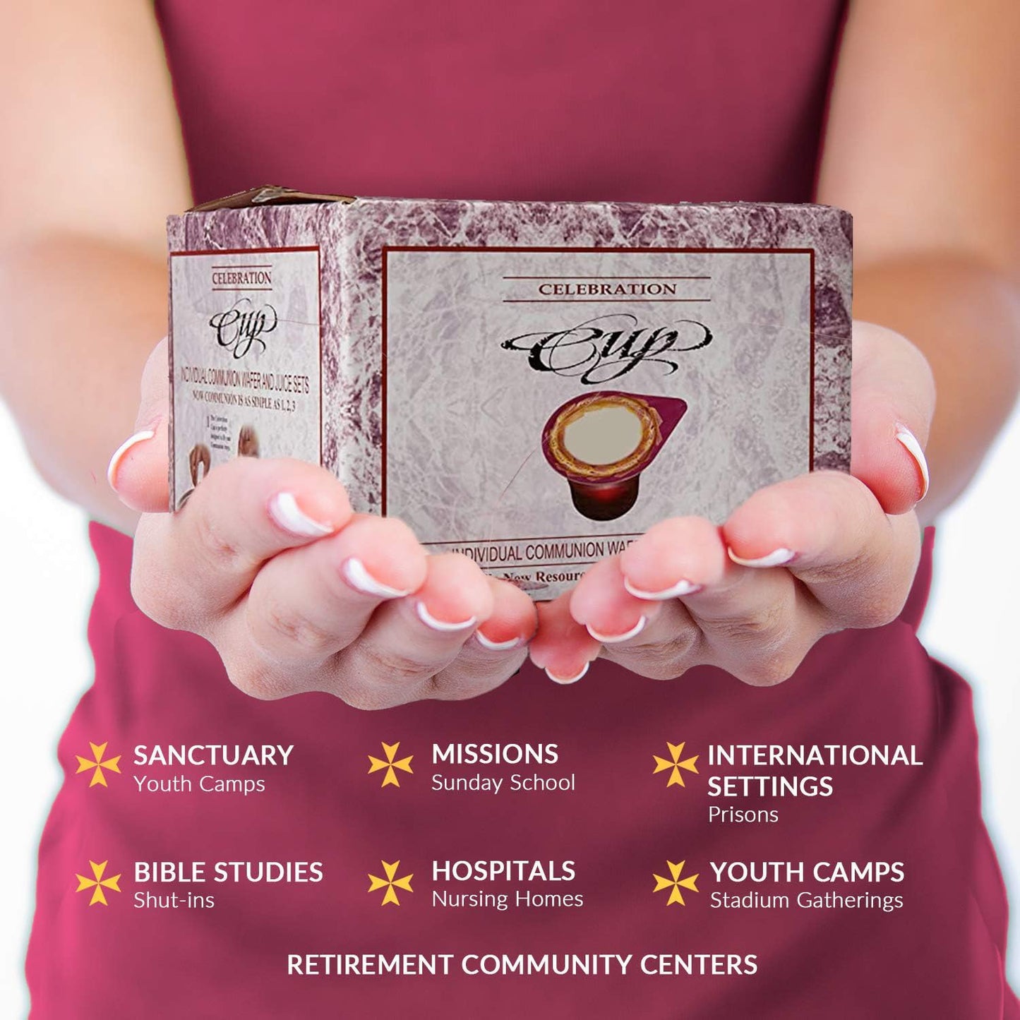 Celebration Cup - Prefilled Communion Cups And Wafer Set (Pack Of 500)