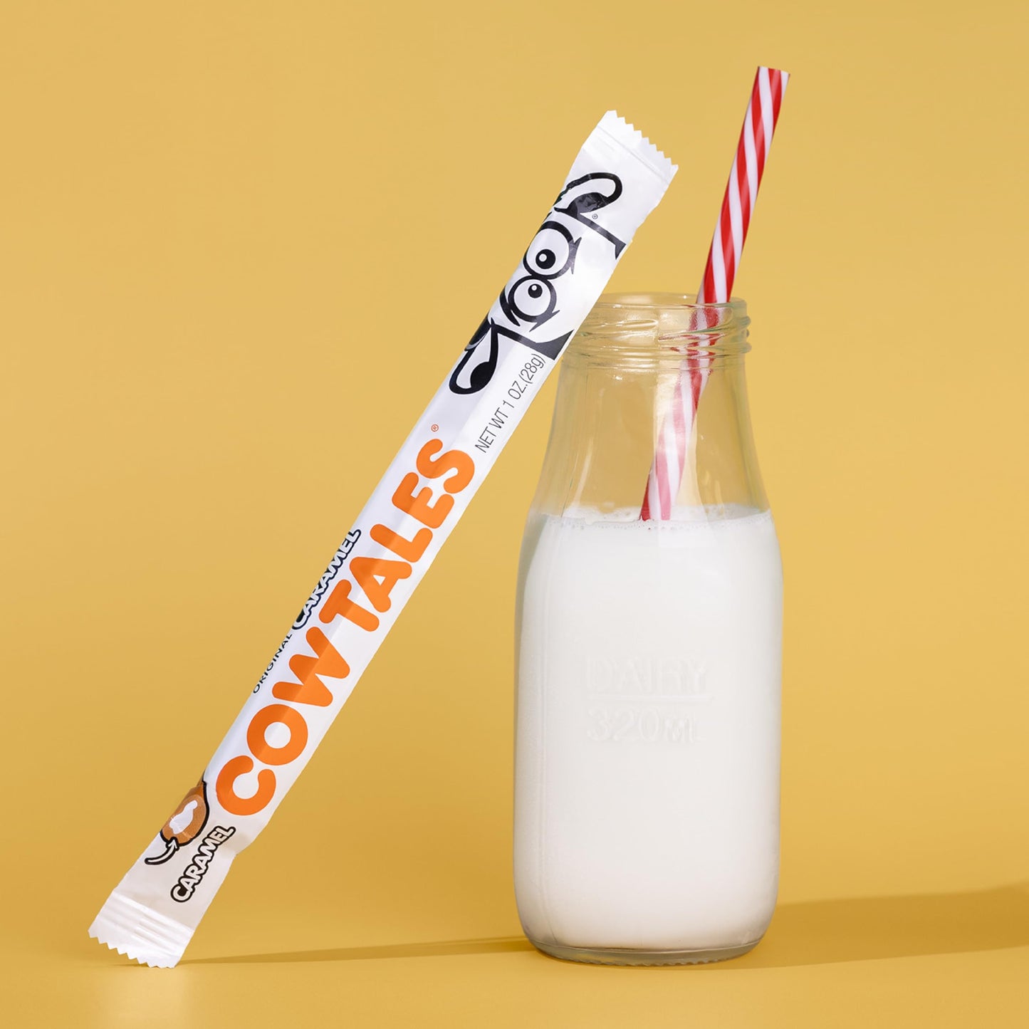 Goetze s Candy Vanilla Cow Tales - 4.5 Pound Canister (72 Ounces) - Fresh from the Factory