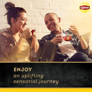 Lipton Black Tea English Breakfast, Pyramid Tea Bags, Flavored Teabags For A Refreshing Cup Of Tea, 80 Total Tea Bags (20Ct - Pa