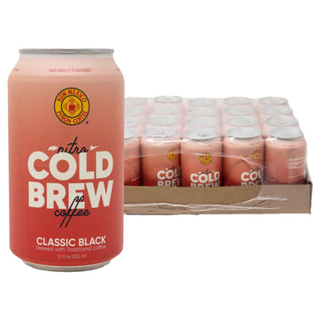 New Mexico Pion Nitro Cold Brew Coffee Drink - Smooth Nutty Taste, High Energy Nitrogen Infused Classic Black Coffee Cans 12oz -