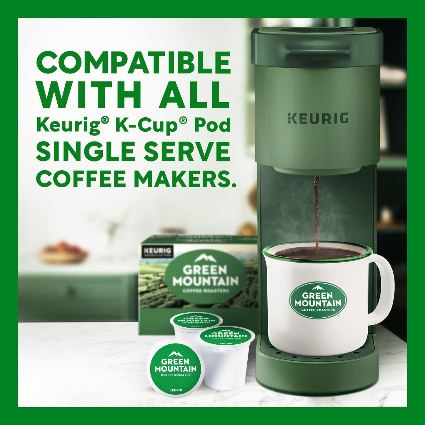 Green Mountain Coffee Roasters Cinnamon Honey Drizzle Flavored Coffee, Single Serve Keurig K-Cup Pod, 96-Count Pods, (4 Pack Of 24)