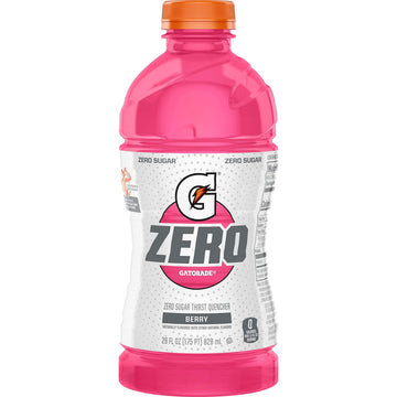Gatorade G Zero Berry Thirst Quencher, 28 Fl Oz Bottle