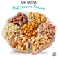 Oh! Nuts Nuts Gift Basket - 7 Variety Roasted Salted Nuts - 1.8 LB Gourmet Assortment for Gifts - Premium 28 Ounces