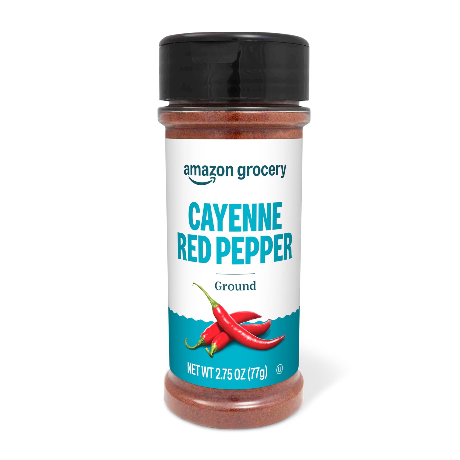 Amazon Grocery Ground Cayenne Red Pepper, 2.75 Oz, 1 Count, Packaging May Vary