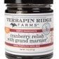 Terrapin Ridge Farms Cranberry Relish with Grand Marnier - Tart Cranberries  Apples & Grand Marnier for a Sophisticated Relish - Perfect for Turkey  Stuffing  and Appetizers - 11 oz Jar