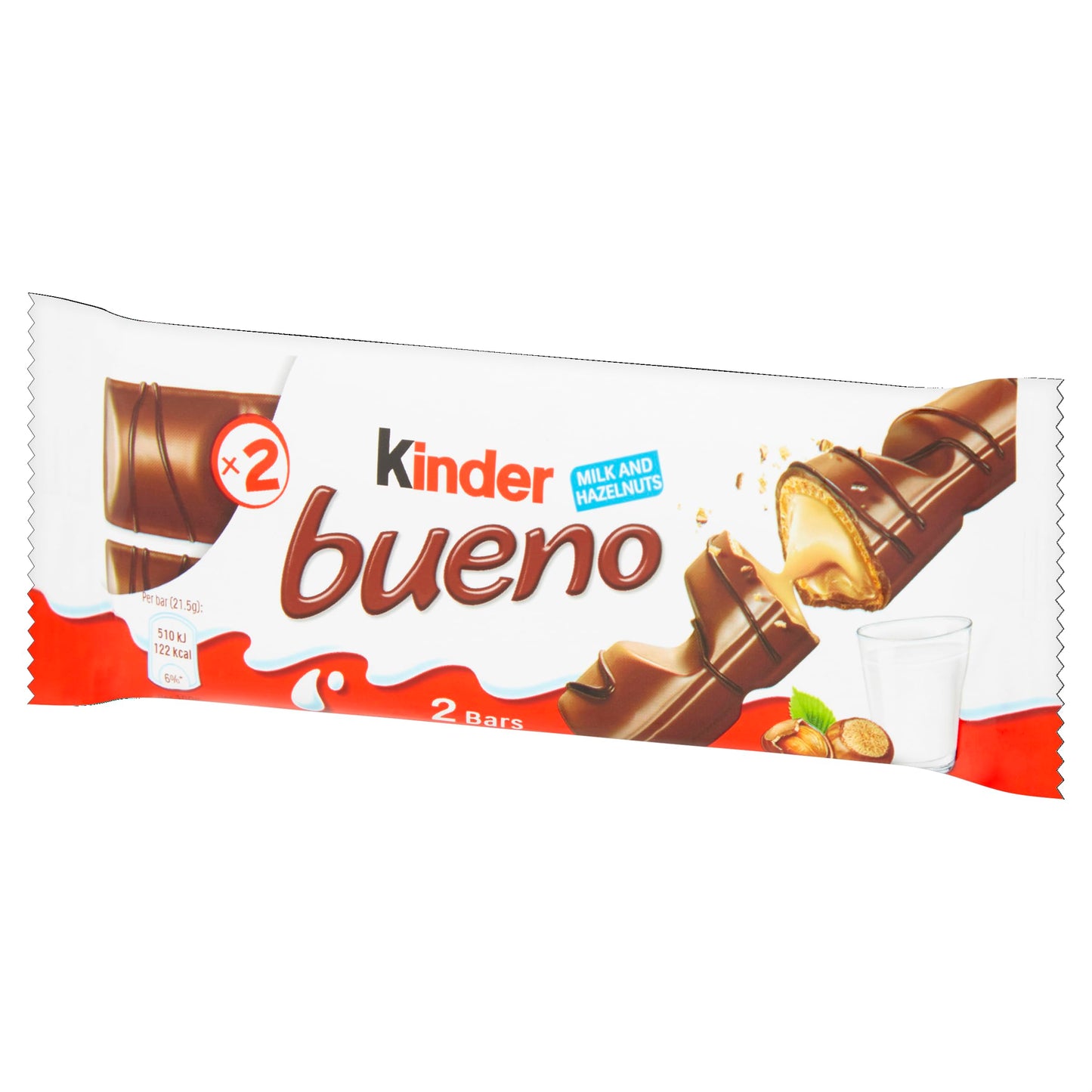 Ferrero Kinder Bueno Wafer Cookies, 1.5 Ounce (43 G) (Pack Of 30)
