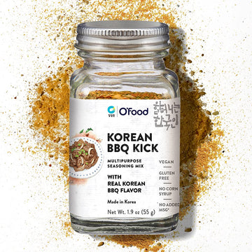 C O'Food Bbq Kick, Korean Powder Bulgogi Seasoning Mix, Vegan, Gluten Free, No Corn Syrup, Multipurpose, No Added Msg, 2.2Oz (65