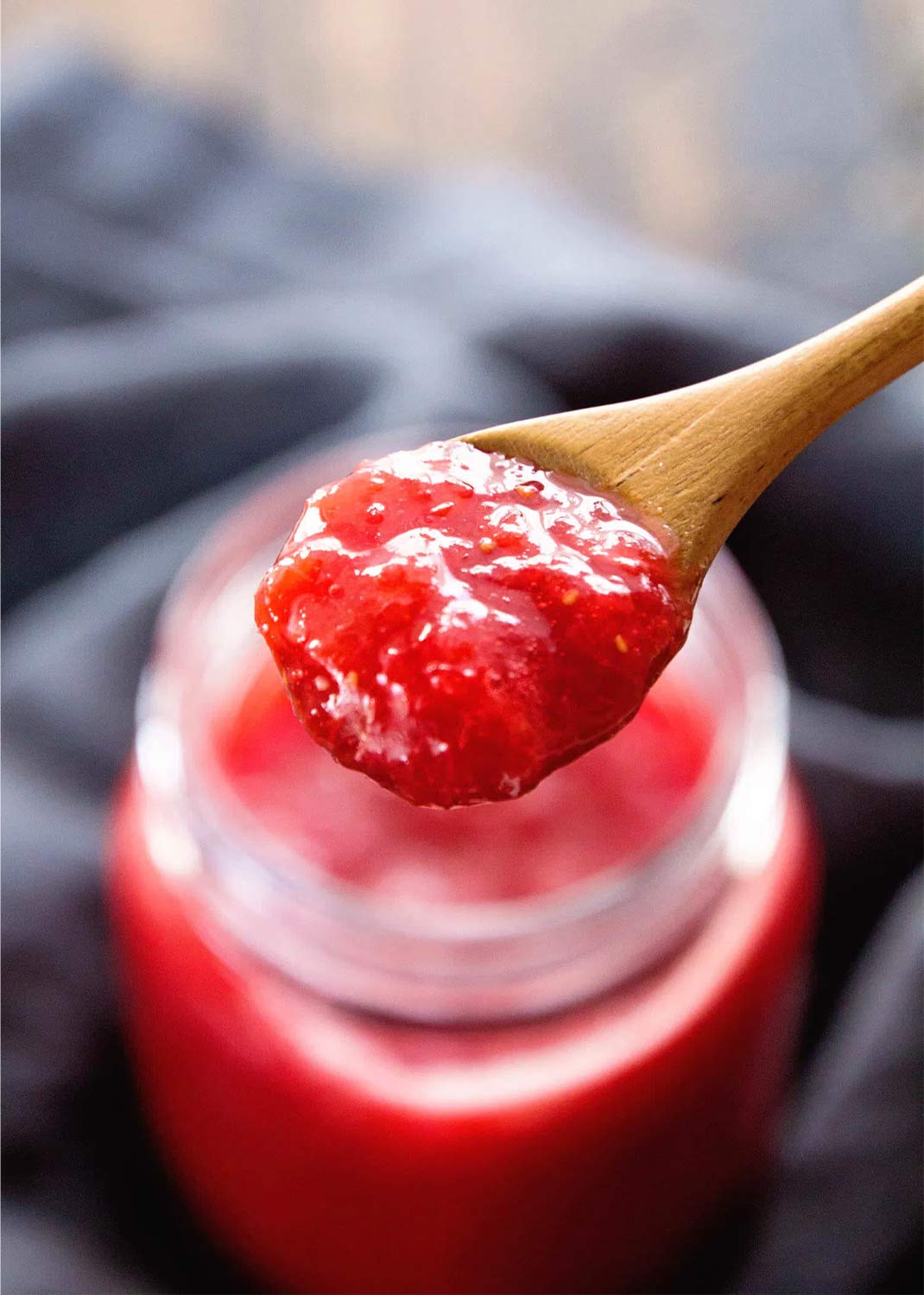 Amish Strawberry Rhubarb Jam - Two 16 Oz Jars