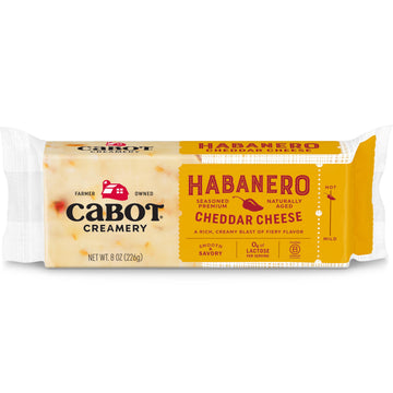 Cabot Bar Habanero Cheese, 8 oz
