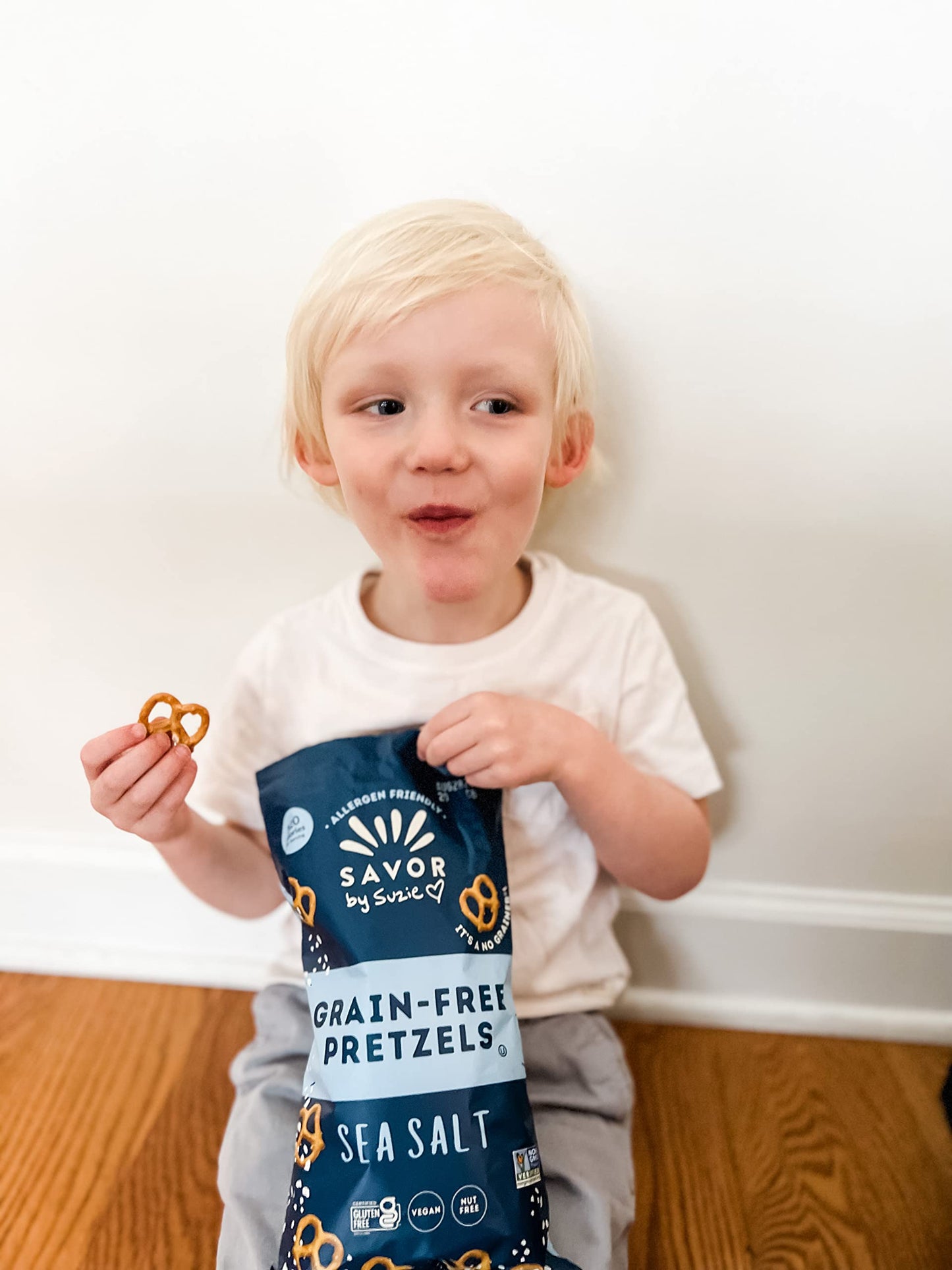 Savor by Suzie Gluten-Free Pretzels - Non-GMO, Grain Free, Vegan, Paleo, Keto & Nut-Free Pretzel Snack Packs, Low Carb, Clean In