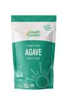Health Garden Organic Blue Agave Sweetener Crystals - Kosher Gluten Free Non GMO Low Carb, 12 OZ
