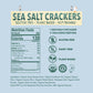Fair & Square Gluten Free Sea Salt Crackers Powered by Gut Friendly, Prebiotic Banana Flour | Organic, Vegan, Dairy Free, Allerg