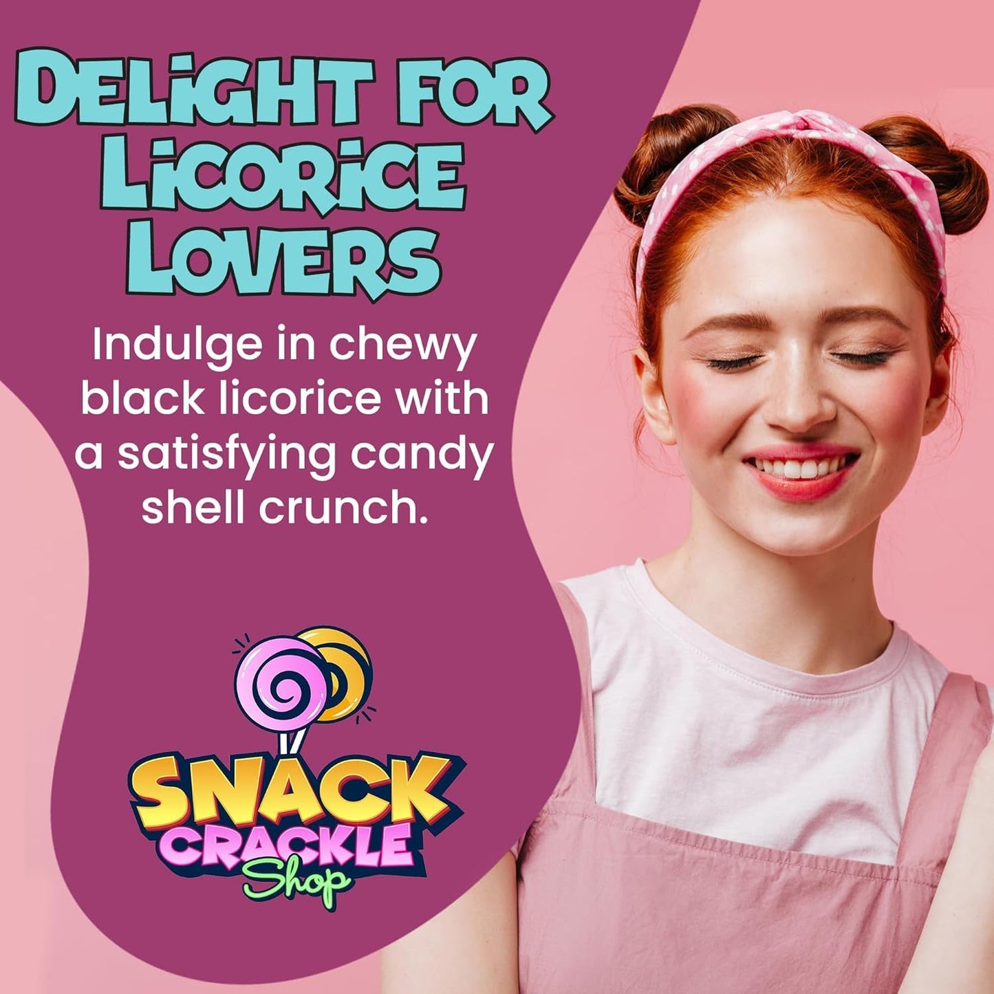 Good And Plenty Licorice Candy (5Lb) - Chewy Old Fashioned Licorice Chocolate W/Crispy Sugary Coating - Pink & White Chocolate C