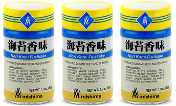 Nori Komi Furikake (Prepared Sesame Seed & Seaweed) - 1.9oz (Pack of 3)