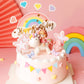 Jevenis Magical Unicorn Cake Decoration Girls Unicorn Birthday Decoration Rainbow Cake Topper Unicorn Party Favors Rainbow Birth