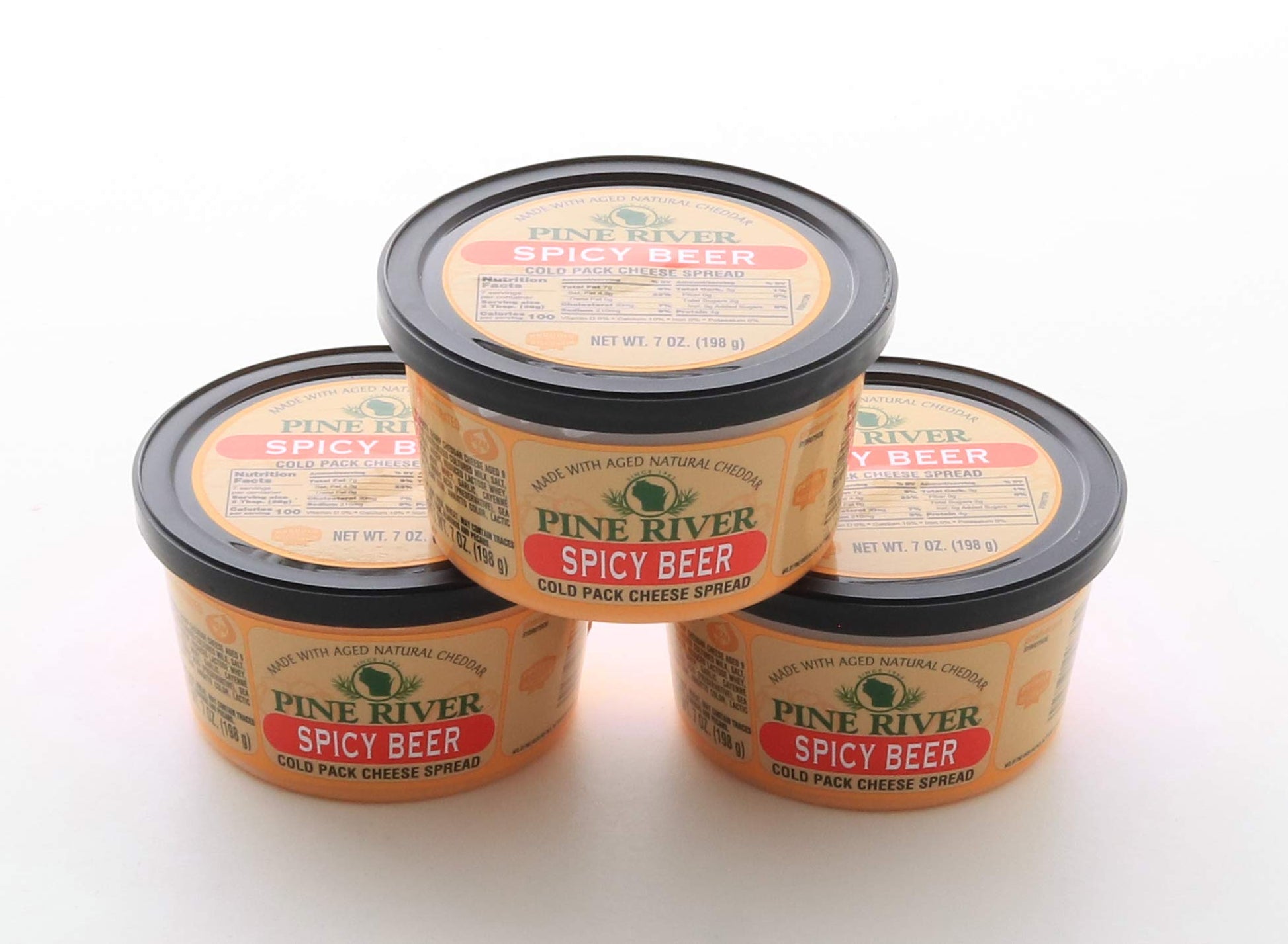 Wisconsin Cheese Mart Spicy Beer Cold Pack - 3 Pack, 7 Ounce