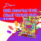 Bulk Assorted Fruit Candy - Starburst, Skittles, Fish, Air Heads, Jolly Rancher, Sour Punch, Gold-Bears Gummi Bears & Twizzlers,