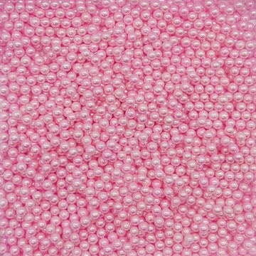 Edible Pink Pearl Sugar Sprinkles Candy 4Mm Mini Pearls Cake Decorations Cupcake Toppers Cookie Decorating Perfect For Wedding P