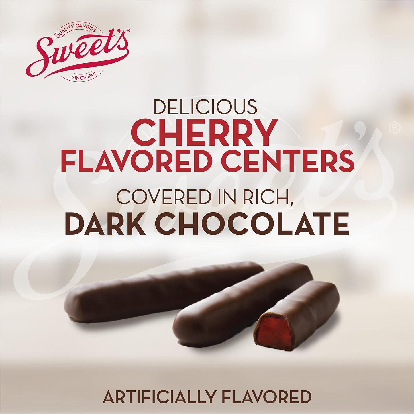 Dark Chocolate Cherry Sticks, Chocolate Candy Sticks