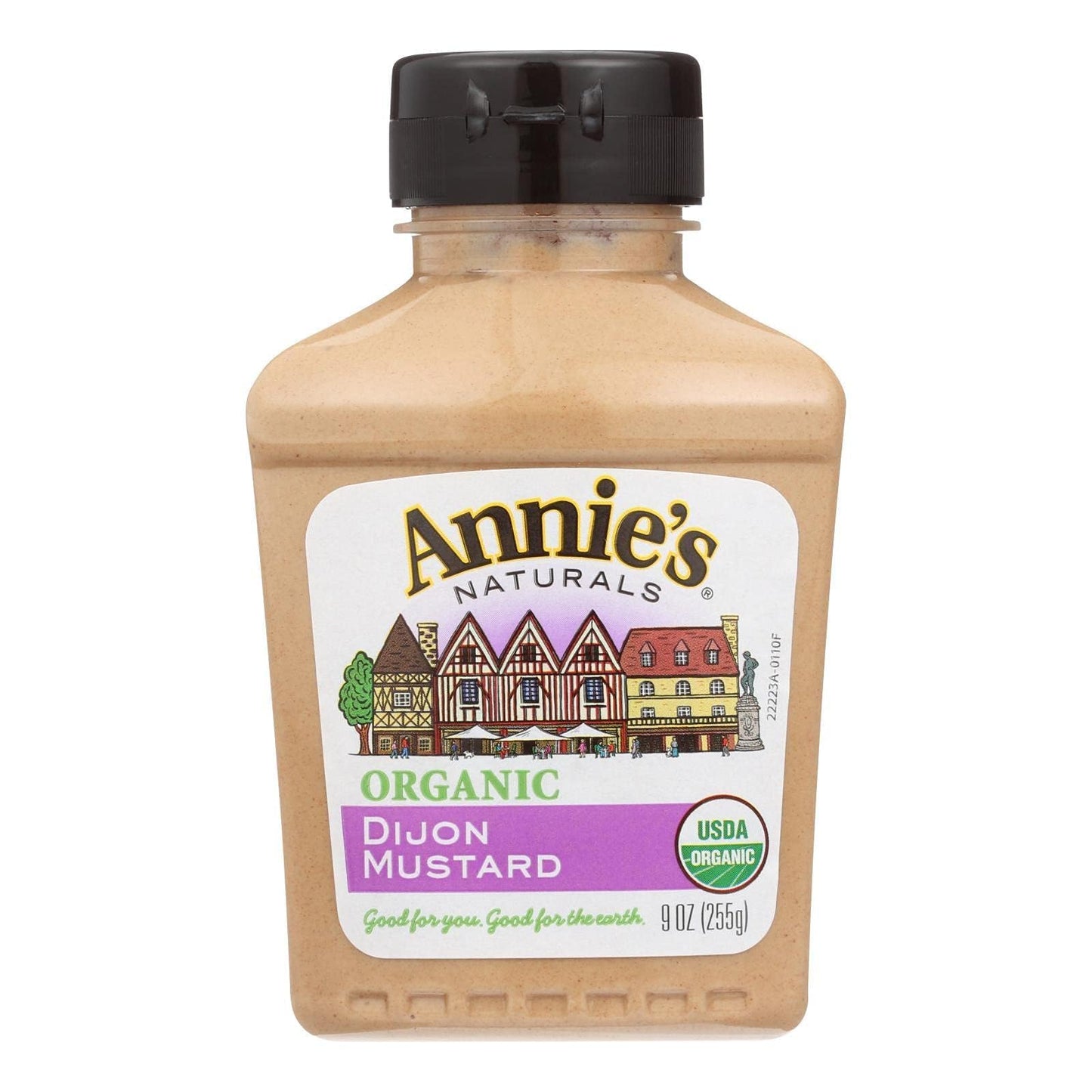 Annies Homegrown, Mustard Dijon Org, 9 Oz, (Pack Of 12)