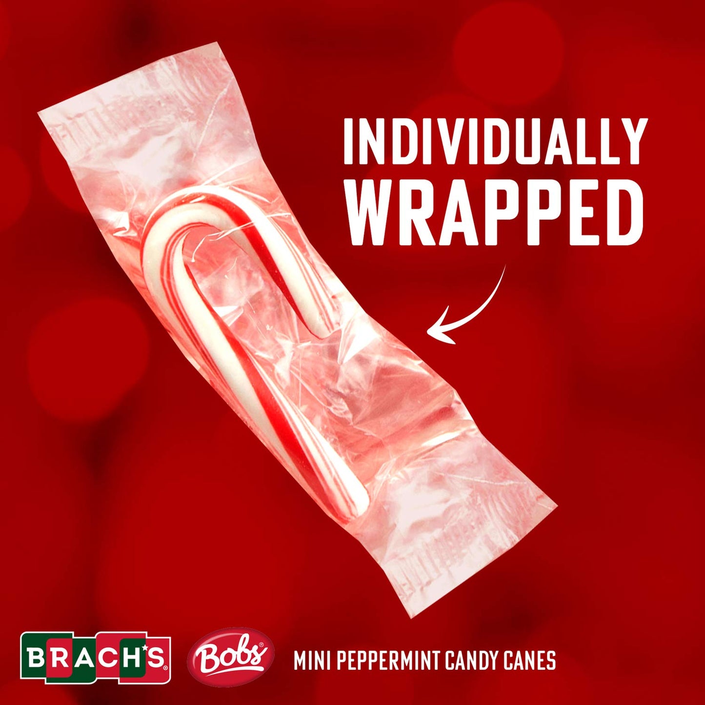 Brachs Mini Candy Canes Tub, 260 Count (Pack of 2)