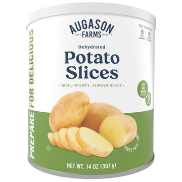 Augason Farms Dehydrated Potato Slices Can, Emergency Food Supply, Everyday Meals, 15 Servings