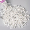 White Wedding Sprinkles for Cake Decorating 4.23ounce - Sugar Mix Contains White & Silver Pearl Sprinkles for Cupcake Toppers, I
