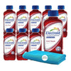 Electrolit Fruit Punch Hydration Drink With Electrolytes 21 fl oz Plastic Bottles 9 Pack + 1 Microfiber Cooling Towel by KOOL8SH