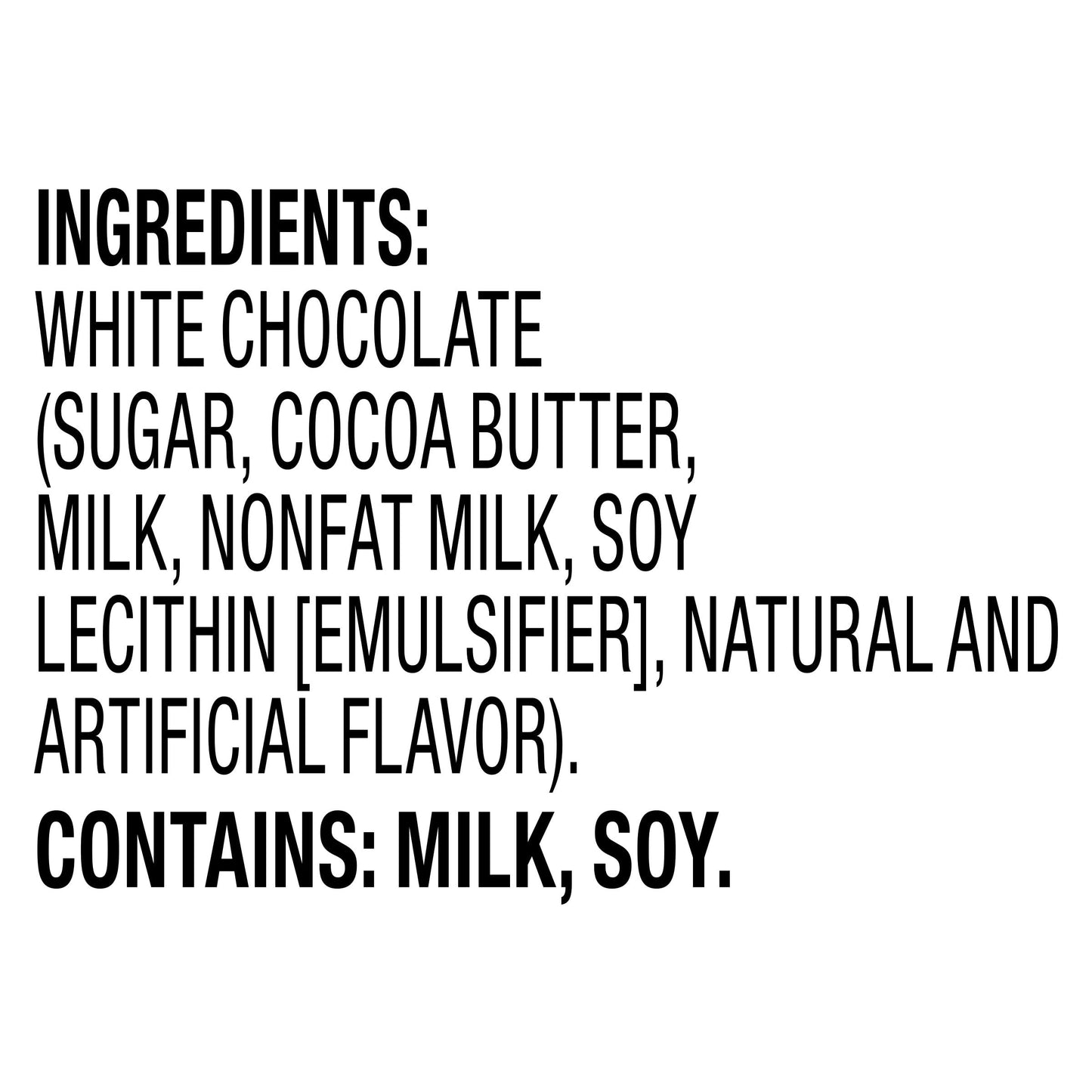 Bakers  enhanced White Chocolate Baking Bar (4 oz Box)