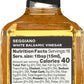 Seggiano White Balsamic Vinegar - 8.4 Fl Oz (Pack of 1) - Premium Italian Condiment
