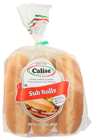 Calise Bakery Sub Rolls, 18 Oz