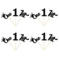 24Pcs 1st Birthday Cupcake Toppers Glitter First Birthday Cake Decorations One Cupcake Picks for Kids Baby Shower 1st Birthday P