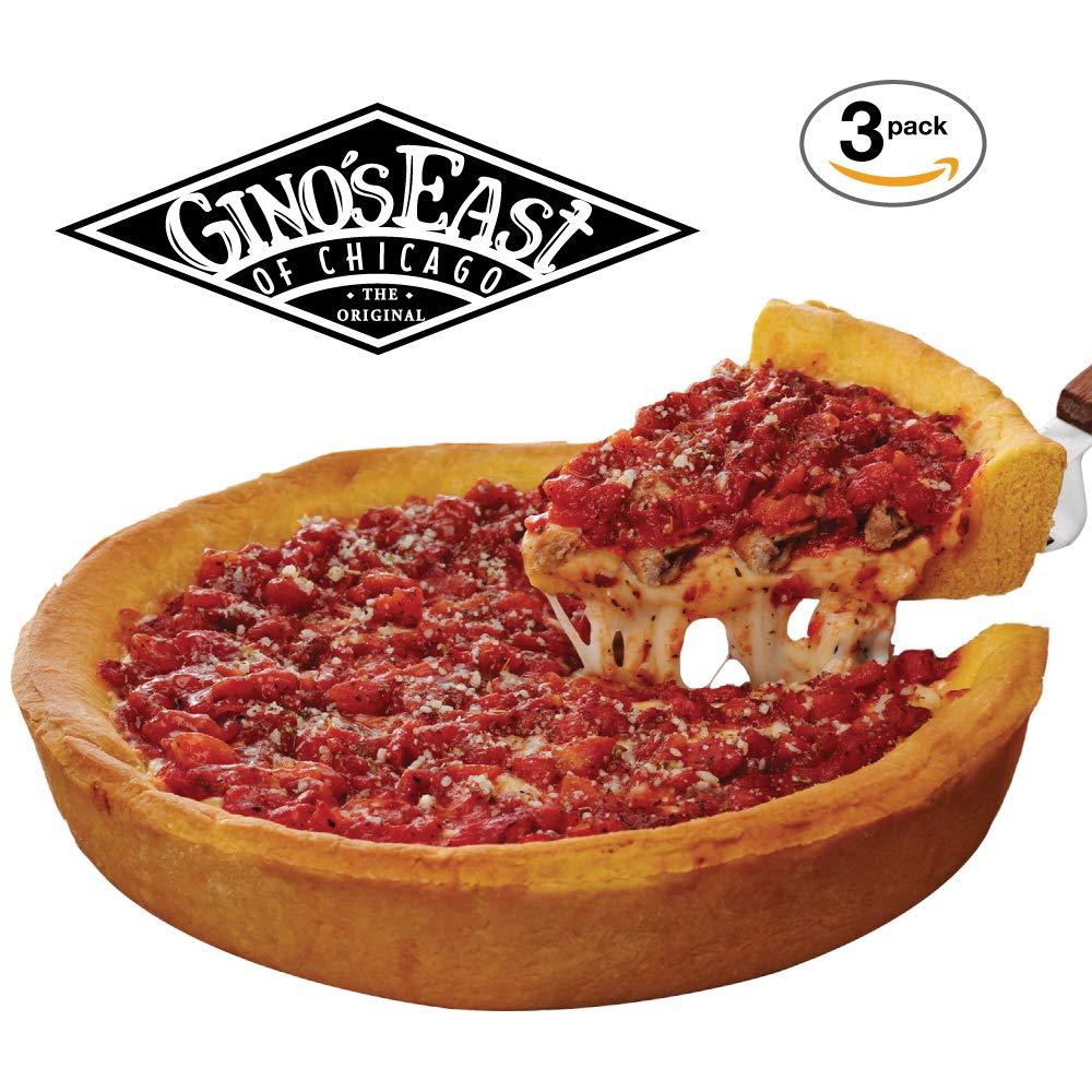 GINOS EAST OF CHICAGO Deep Dish Pizza 3 Pack Cspirit-inspired flavorbled Sausage 32 oz