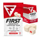 FIRST ENERGY GUM Caffeine Gum Booster, Sweet Mint, Sugar-Free, 6 Pack of 10 Pieces