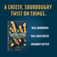 John Wm. Macy - Cheddar & Scallion CheeseSticks - Hand Crafted, Non GMO, and Nothing Artificial - Made with Real Cheese - 4 oz.