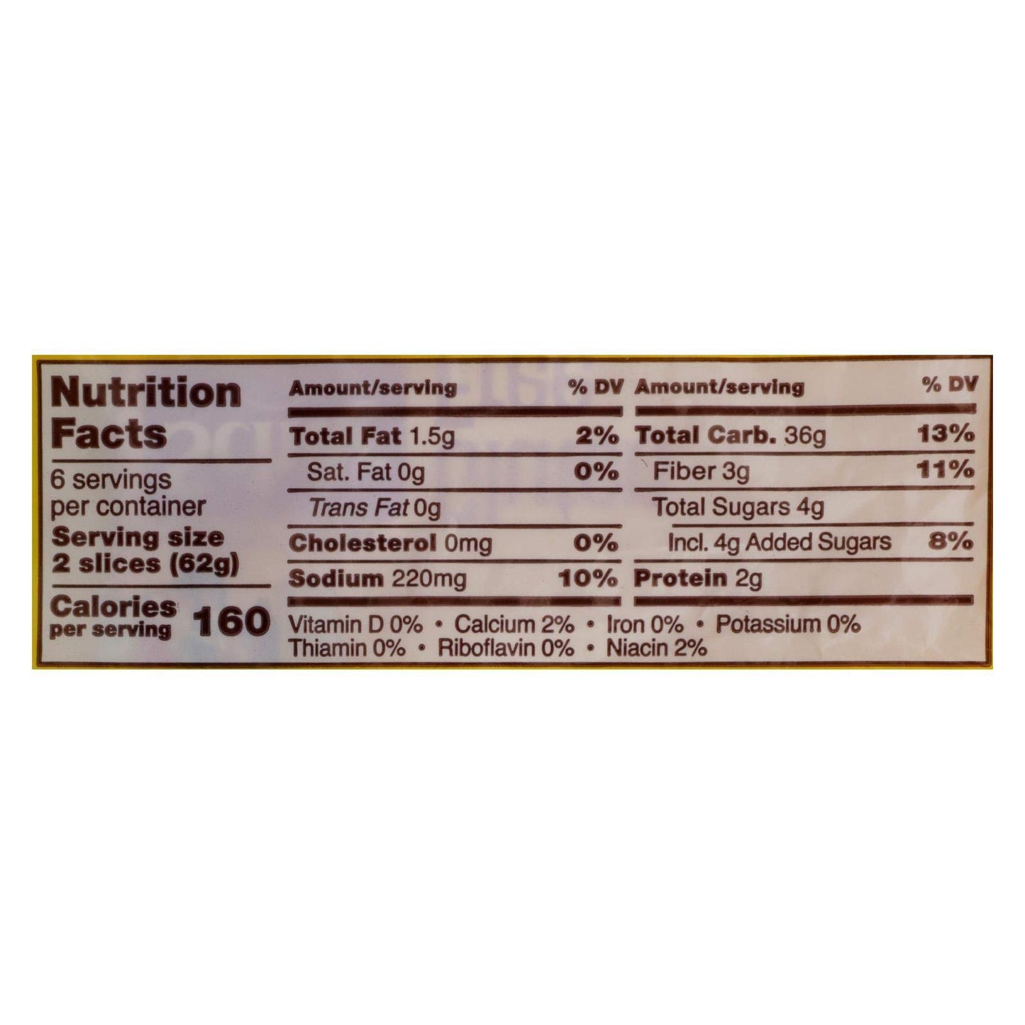 Schar - Artisan Baker White Bread - Certified Gluten Free - No Gmo'S, Dairy Or Wheat - (14.01 Oz) 6 Pack