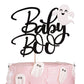 Rsstarxi 1 Pack Ghost Baby Boo Cake Topper Glitter Spooky Little Boo Cake Pick For Halloween Theme Baby Shower Kids Boys Girls Birthday Party Cake Decorations Supplies Black