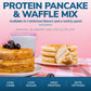 Wonderslim Protein Pancake & Waffle Mix, Blueberry, Low Sugar & Low Calorie (7Ct)