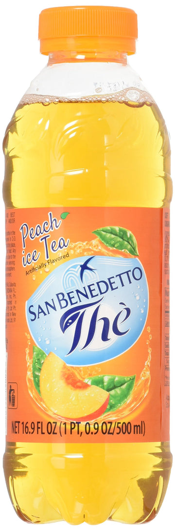 San Benedetto Iced Tea, Peach, 12 Count