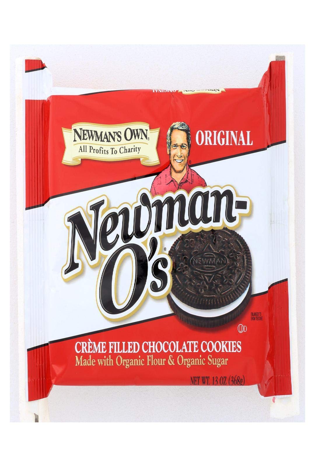 Newmans Own Organics Original Chocolate Vanilla Creme Cookie  13 oz.