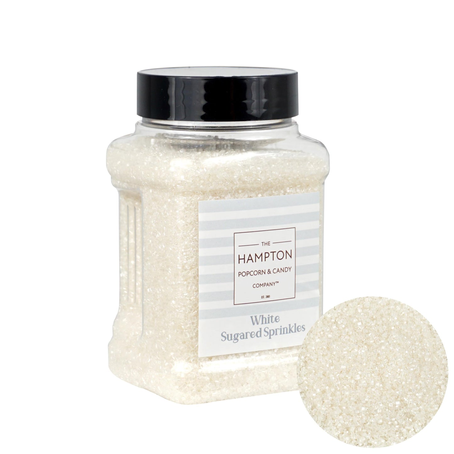 Sanding Sugar White Sprinkles 16 Oz, Sugar Sprinkles, Sanding Sugar For Cookie Decorating, Sanding Sugar For Baking, The Hampton