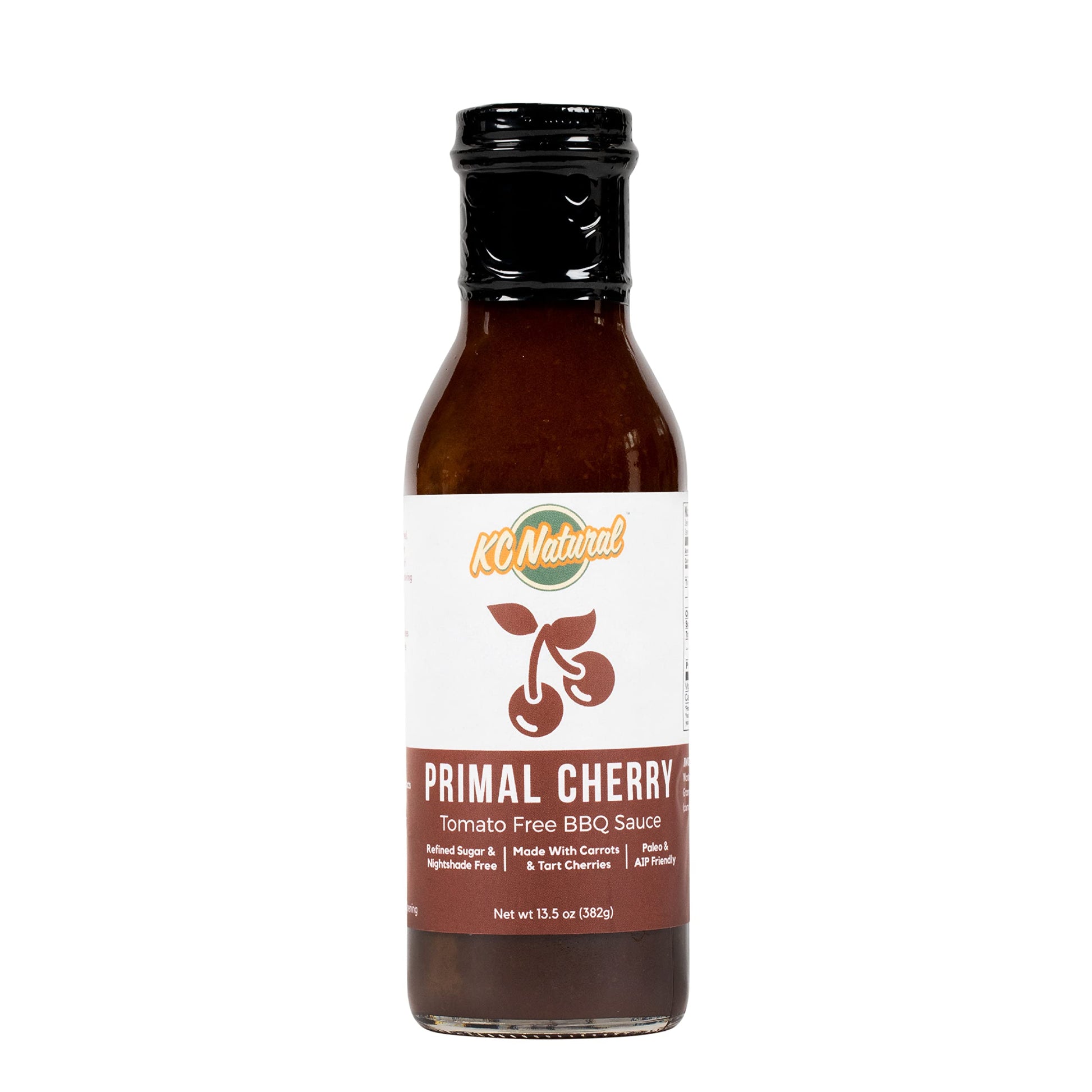 Kc Natural - Paleo Aip Barbecue Sauce, Primal Cherry, 14 Oz (1 Pack)