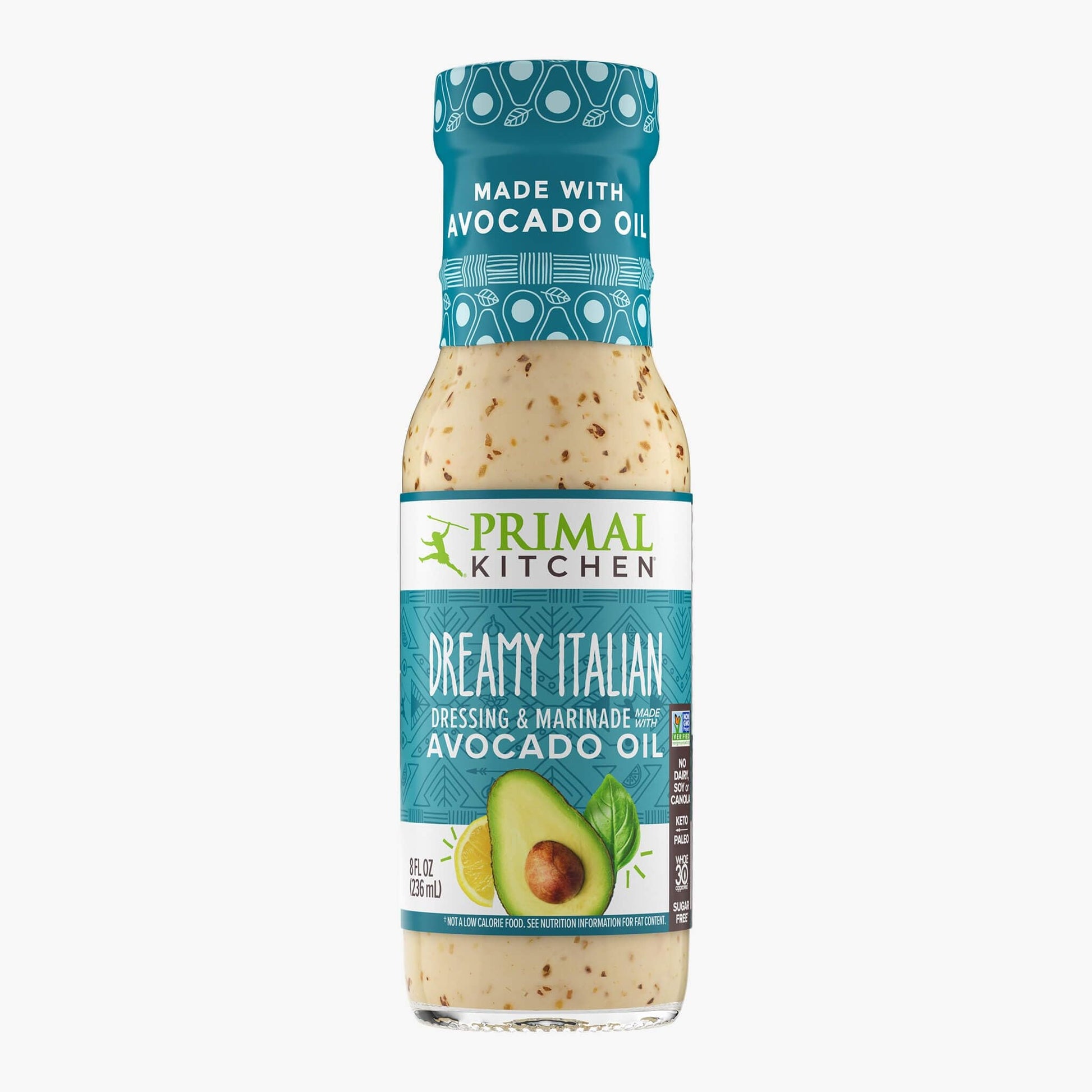 Primal Kitchen Italian Salad Dressing & Marinade, Avocado Oil, Whole30 Approved, 8 Fl Oz