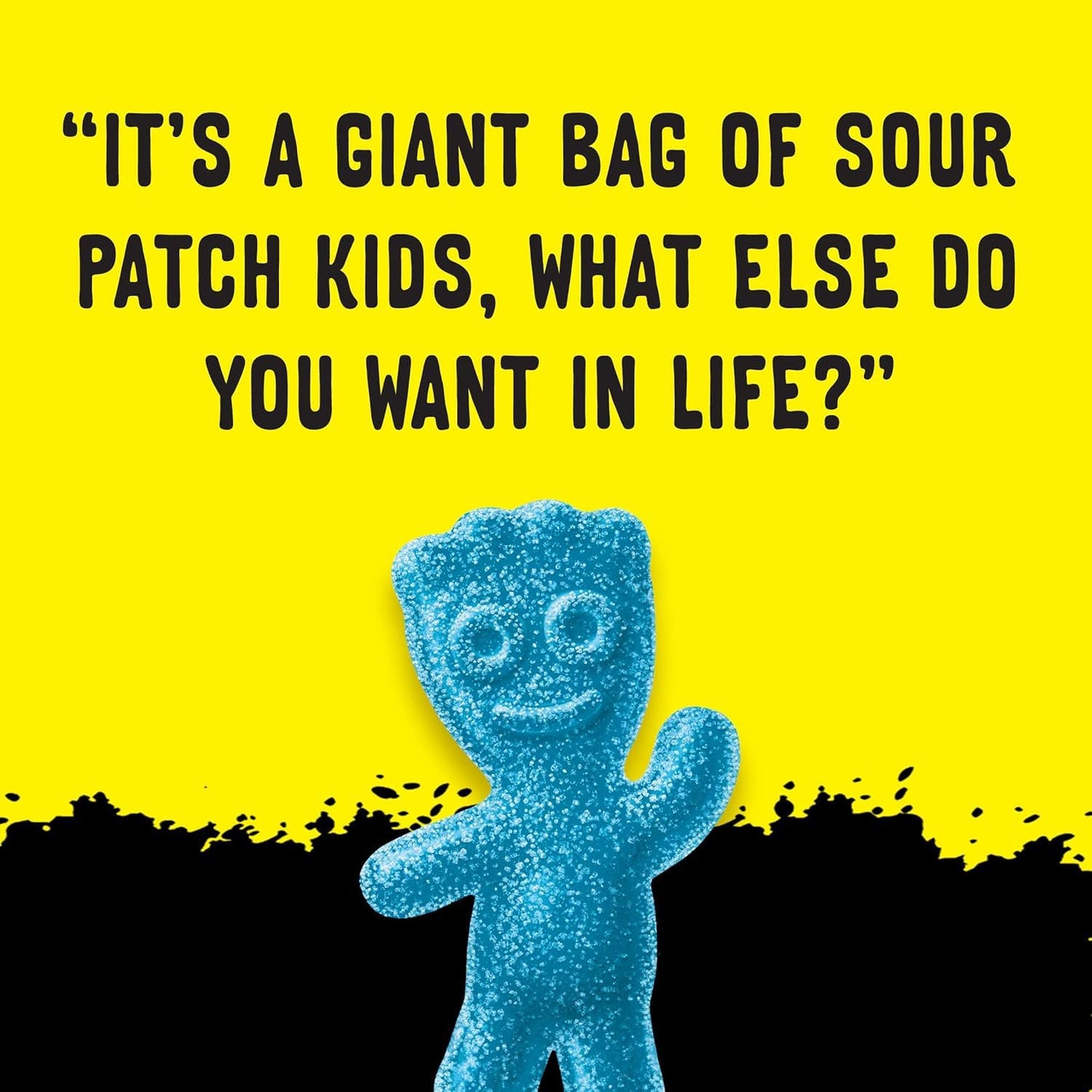 Blue Raspberry Sour Gummies - Bulk 5 LB Bag  Kid-Shaped Chewy Candy for Parties  Buffets  Halloween & Snacking