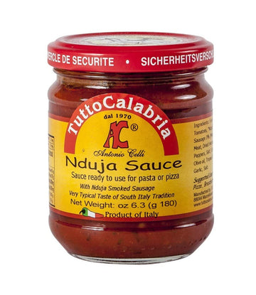 Tuttocalabria Calabrian Nduja Sauce, Madewith Smoked Calabrese Sausage, Ready For Pasta, Pizza, Or Any Of Your Other Favorites 6.3 Ounce