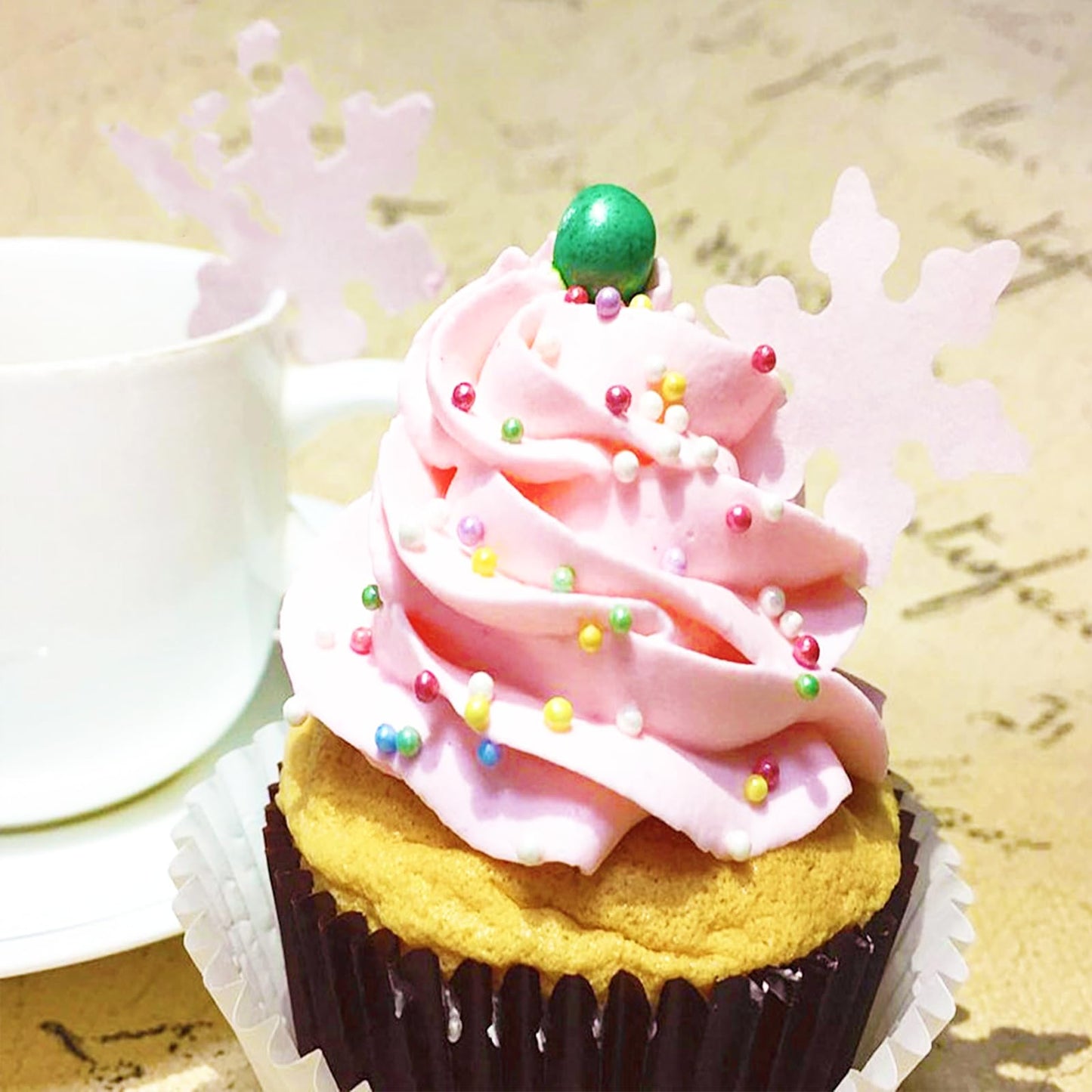 Sentovac White Nonpareils Sprinkles Edible 2Mm Mini Peals Cake Decorating Sugar Candy Cookie Cake Cupcake Topper Ice Cream Bakin