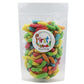 Firstchoicecandy Sour Gummy Crawlers Candy (Neon Worms, 2 Pound (Pack Of 1))
