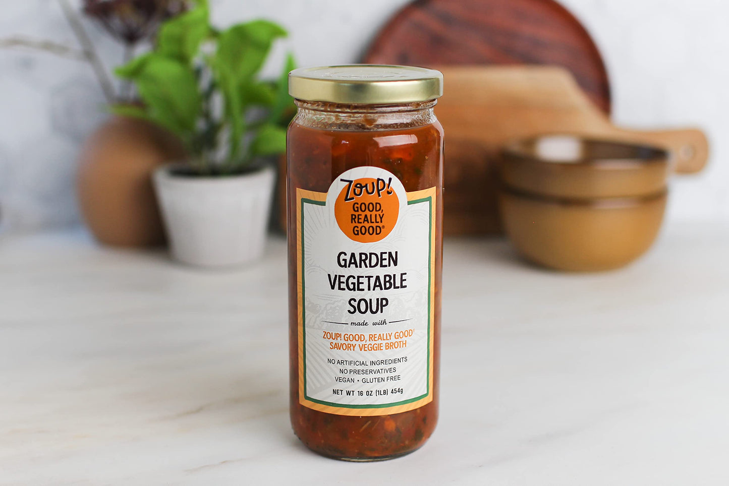 Garden Vegetable Soup By Zoup Good Really Gooda - No Artificial Ingredients No Preservatives Gluten Free Garden Vegetable Soup 1