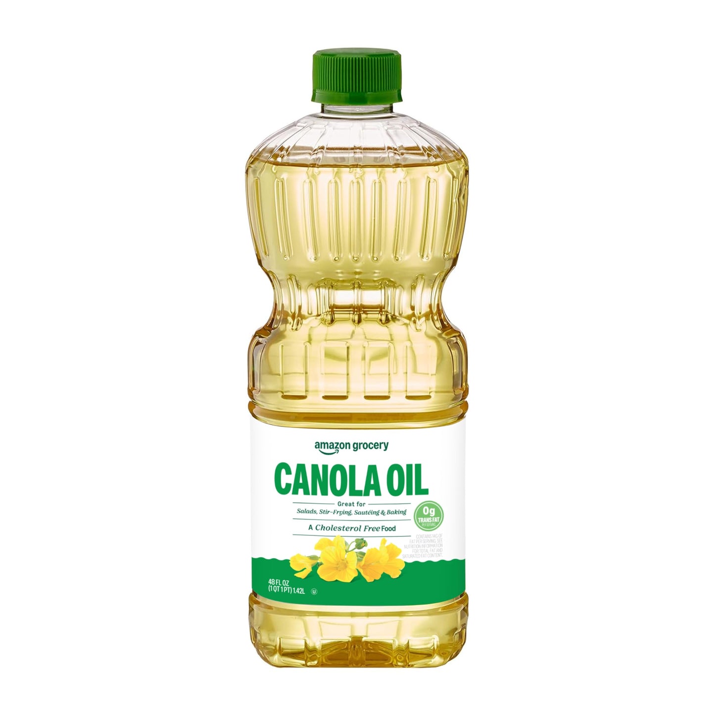 Amazon Grocery Canola Oil, 48 Fl Oz, Pack of 1, Previously Happy Belly, Packaging May Vary